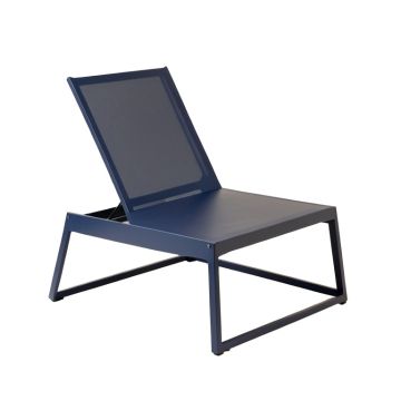 Juniper Bend Outdoor Lounge Chair - Navy (synthetic illustration; no displayed measurements)