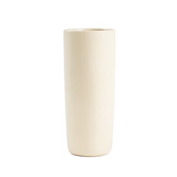 Briar Crest Empty Decorative Vase - Cream