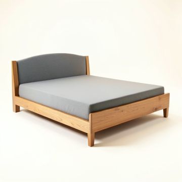 Moumoune Platform Bed (synthetic illustration; no displayed measurements)