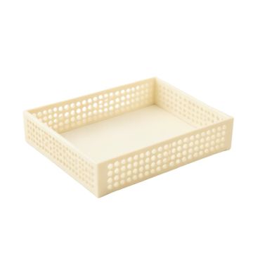 Ash Branch Empty Under-Desk Cable Tray - Ivory