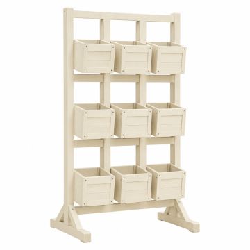 Linden Brook Empty Vertical Garden Frame - Cream