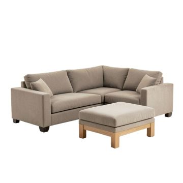 Sena 116 '' Wide Symmetrical Modular Sofa & Chaise With Ottoman