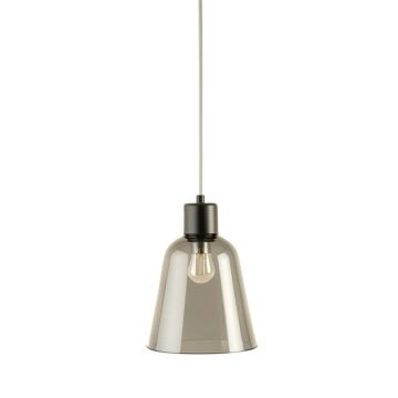 Alder Bridge Pendant Light Suspended From One Plain Cable - Gray