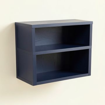 Hill Arc Wall-Mounted Shelf - Navy (synthetic illustration; no displayed measurements)