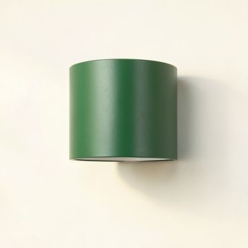 Hazel Crossing Wall Sconce Mounted On A Plain Wall - Green (synthetic illustration; no displayed measurements)