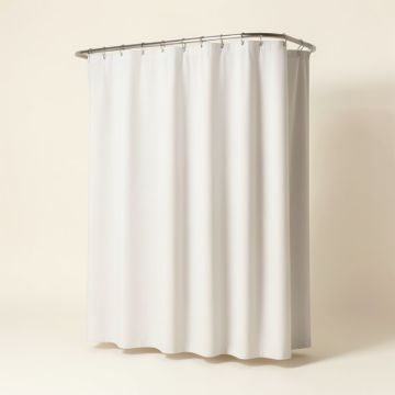 Solid Shower Curtain (synthetic illustration; no displayed measurements)