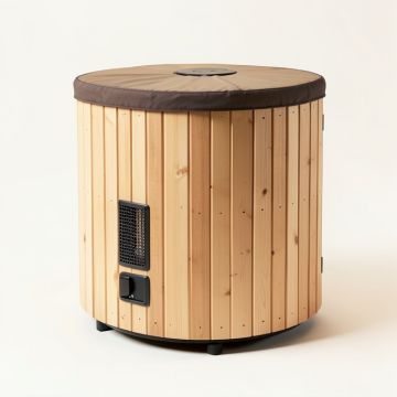 1 Person Traditional Steam Sauna (synthetic illustration; no displayed measurements)