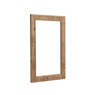 Maryana Antiqued Wood Standing Wall Mirror