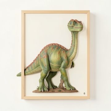Long Neck Dinosaur Growth Chart (synthetic illustration; no displayed measurements)