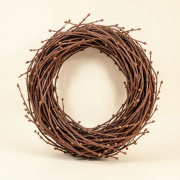Artificial Budding Twig 20 '' Wreath (synthetic illustration; no displayed measurements)