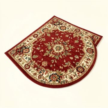 Weyauwega Floral Red Indoor / Outdoor Area Rug (synthetic illustration; no displayed measurements)