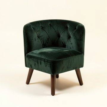Manoel Tufted Velvet Side Chair (synthetic illustration; no displayed measurements)