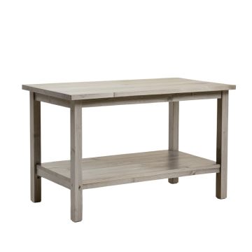 Holly Bridge Empty Workshop Workbench - Gray