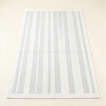 Sage Branch Rectangular Area Rug - White (synthetic illustration; no displayed measurements)