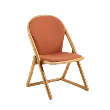 Holly Bend Folding Outdoor Chair - Terracotta