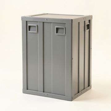 Elm Dell Closed Outdoor Storage Box - Gray (synthetic illustration; no displayed measurements)