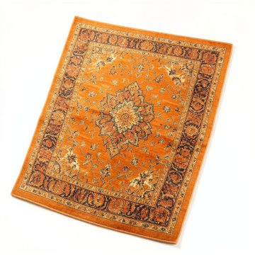 Hartig Oriental Orange Area Rug (synthetic illustration; no displayed measurements)
