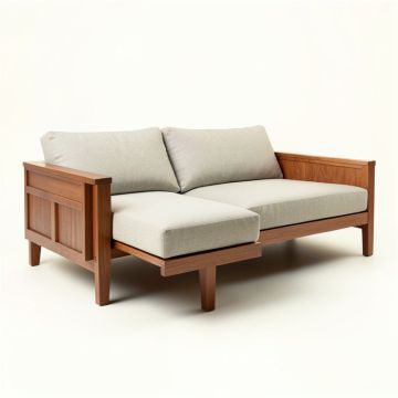Quitaque 112 '' Wide Left Hand Facing Sofa & Chaise (synthetic illustration; no displayed measurements)