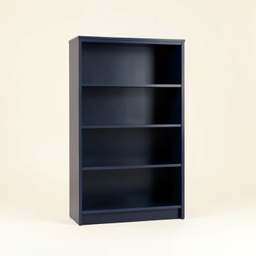 Maple Bend Freestanding Bookcase - Navy (synthetic illustration; no displayed measurements)