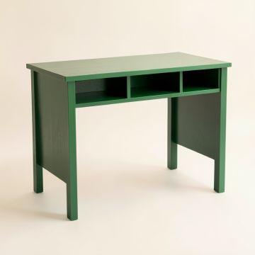 Oak Bend Writing Desk - Green (synthetic illustration; no displayed measurements)