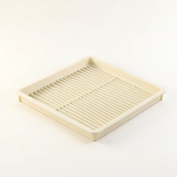 Cedar Dale Empty Under-Desk Cable Tray - Ivory (synthetic illustration; no displayed measurements)