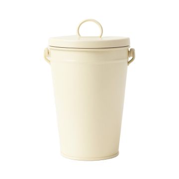 Bay Bluff Storage Canister With Lid - Cream