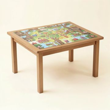 500 Piece Dash Rectangular Puzzle Table (synthetic illustration; no displayed measurements)