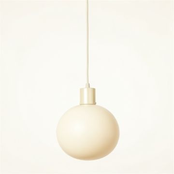 Pine Crest Pendant Light Suspended From One Plain Cable - Ivory (synthetic illustration; no displayed measurements)