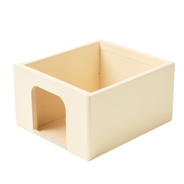 Harbor Dell Empty Furniture-Style Litter Enclosure - Cream