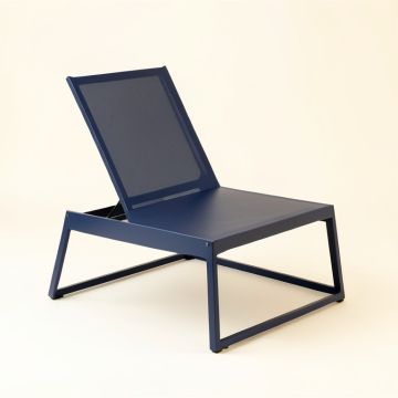 Juniper Bend Outdoor Lounge Chair - Navy (synthetic illustration; no displayed measurements)