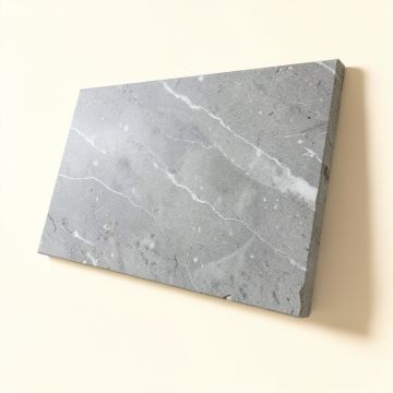 Carrara 2 '' X 8 '' Marble Subway Tile In Gray (synthetic illustration; no displayed measurements)