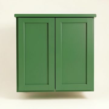 Harbor Bluff Wall-Mounted Laundry Cabinet - Green (synthetic illustration; no displayed measurements)
