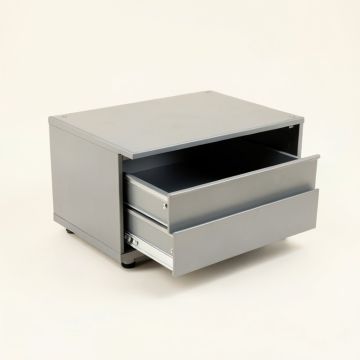 Aspen Dell Small-Parts Storage Drawer Cabinet - Gray (synthetic illustration; no displayed measurements)