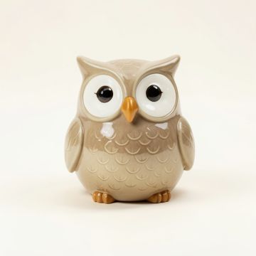 Friendly Owl Oil Warmer (synthetic illustration; no displayed measurements)