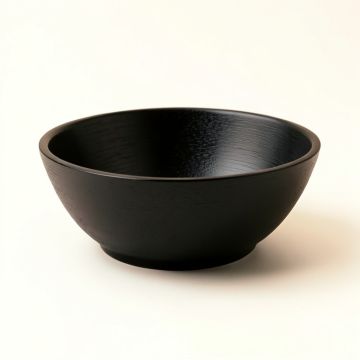 Pine Arc Dining Bowl - Black (synthetic illustration; no displayed measurements)