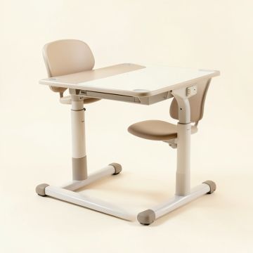 Ergonomic Kids Desk (synthetic illustration; no displayed measurements)