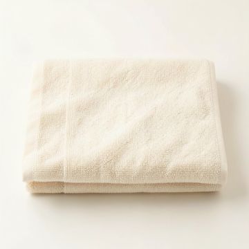 Sage Branch Bath Towel - Cream (synthetic illustration; no displayed measurements)