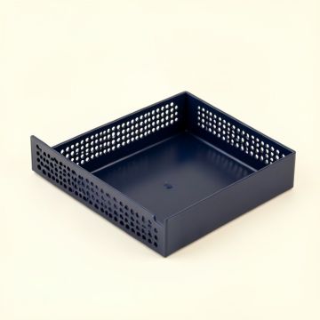 Bay Falls Empty Under-Desk Cable Tray - Navy (synthetic illustration; no displayed measurements)
