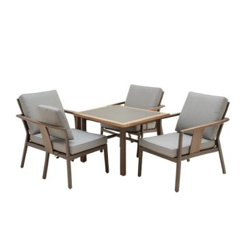 Virginio 4 Piece Complete Patio Set