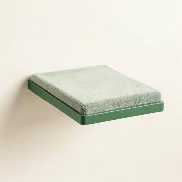 Hazel Bridge Wall-Mounted Cat Perch - Green (synthetic illustration; no displayed measurements)