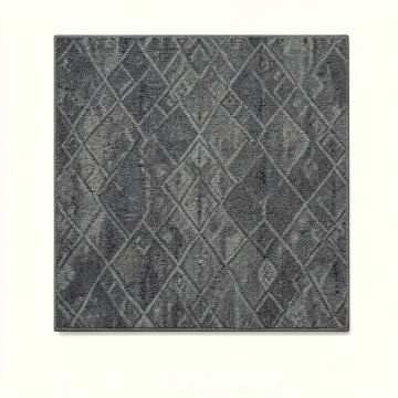 Geometric Shag Dark Gray Area Rug (synthetic illustration; no displayed measurements)
