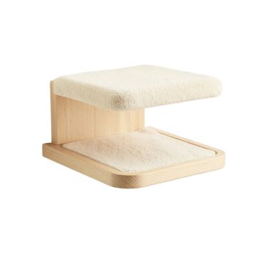 Bay Crossing Wall-Mounted Cat Perch - Ivory