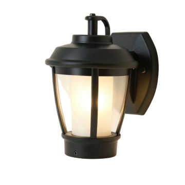 Karina Black 1 - Bulb Hardwired Outdoor Wall Lantern