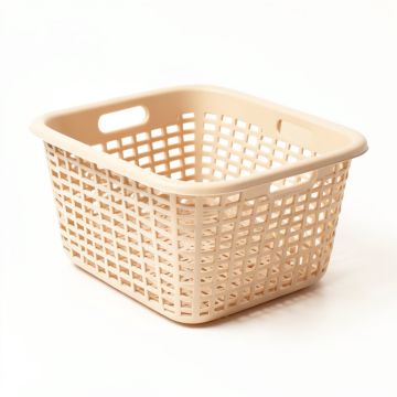Linden Arc Empty Storage Basket - Beige (synthetic illustration; no displayed measurements)