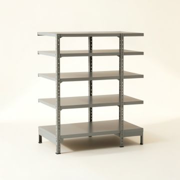 Dawn Branch Desktop Shelving Unit - Gray (synthetic illustration; no displayed measurements)