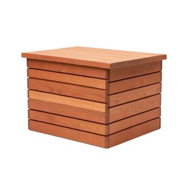 Field Crest Closed Outdoor Storage Box - Terracotta
