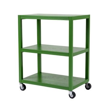 Heath Bluff Empty Rolling Workshop Cart - Green