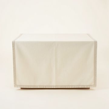 Maple Dale Flat Bed Sheet - Ivory (synthetic illustration; no displayed measurements)