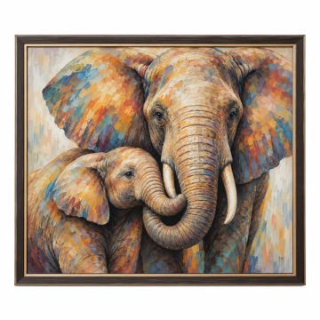 Elige Elephant Trunks Framed Art