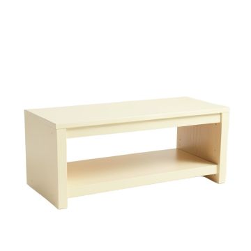 Cliff Bend Indoor Bench - Cream